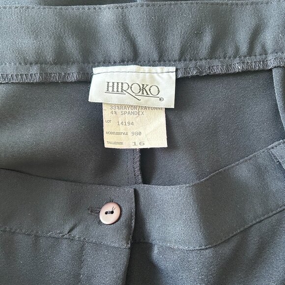 NWT Hiroko Career Trousers Navy Blue Women SZ 16 - Picture 2 of 6
